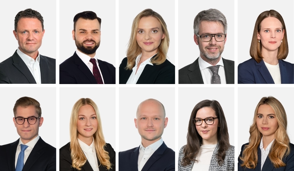 10 Anwältinnen und Anwälte der Kanzlei GSK Stockmann